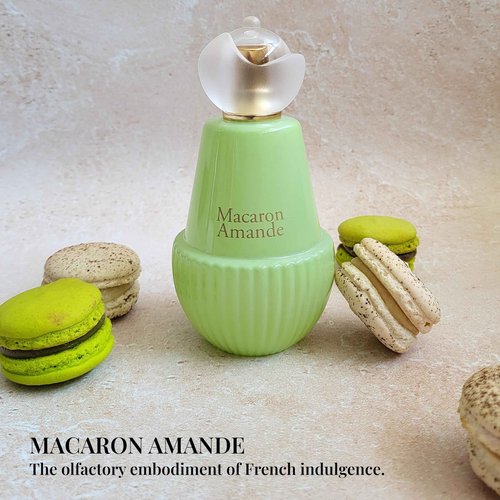 Jeanne Arthes - FRENCH WAY OF LIFE, Tea Time à Paris, Macaron Amande Eau de Parfum, Spray perfume for women, Fruity Floral Scent, Notes of Almond, Prune, Made in France, 3.38 Fl.oz