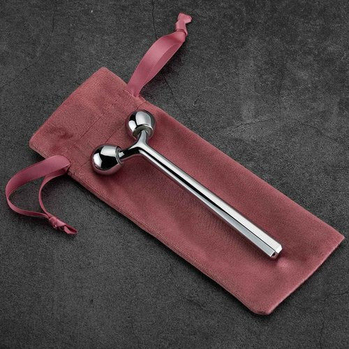Tekson Facial Roller Massager, 3D Metal face Massage GuaSha Tool for Eye Reduce Puffiness, Face Lift, Anti-Aging, Skin Tightening