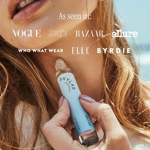 Skylar Salt Air Eau de Parfum - Hypoallergenic & Clean Perfume for Women & Men, Vegan & Safe for Sensitive Skin - Fresh Perfume with Notes of Driftwood, Sea Salt & Seaweed - 10mL /0.33 Fl oz