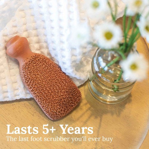 2-Sided Foot Scrubber & Nourishing Foot Cream Bundle