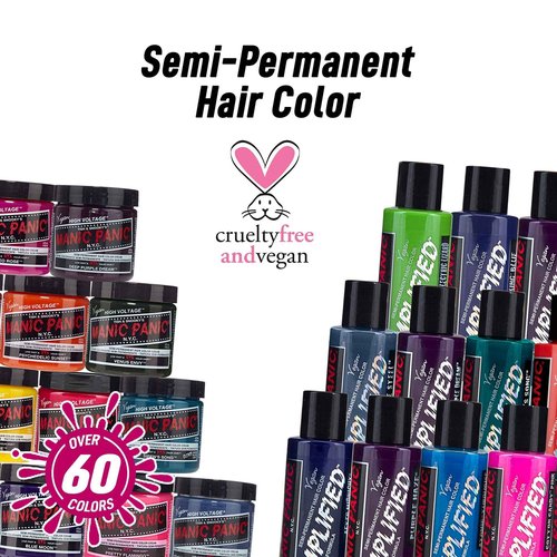 MANIC PANIC Classic Enchanted Forest Semi Permanent Hair Color - Deep Teal Green Hair Dye for Women & Men That Lasts 4-6 Weeks - Vegan, Ammonia & Cruelty-Free - Create & Mix Custom Shades (4oz / 2pk)