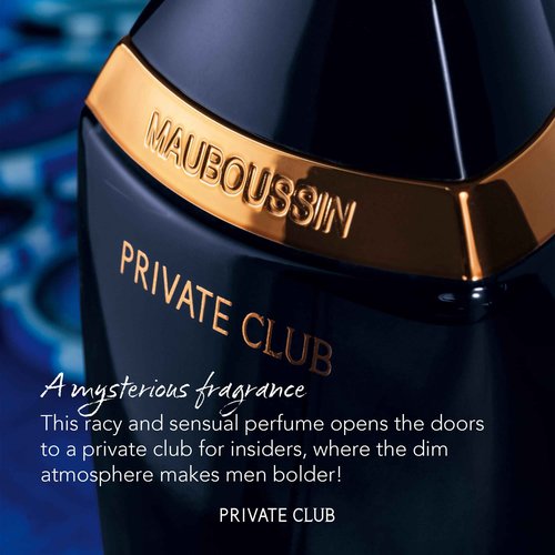 Mauboussin - Private Club 100ml (3.3 Fl Oz) - Eau de Parfum for Men - Woody & Oriental Scents