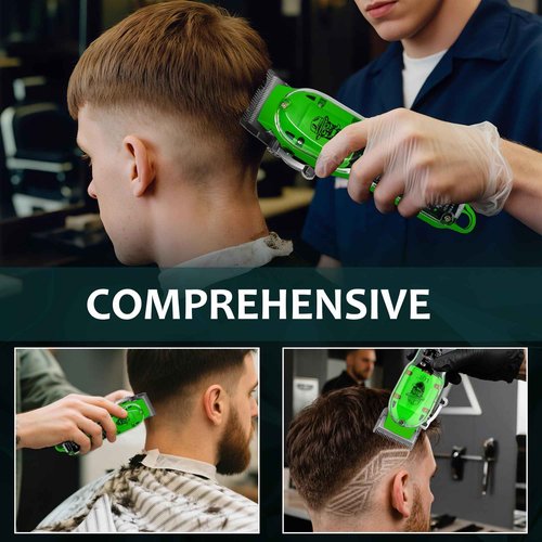 LQT Professional Hair Clippers for Men, Cordless Rechargeable Beard Trimmer & Haircut Kit, Powerful Grooming Tool - Ideal Christmas, Father's Day Gift for Dad, Men