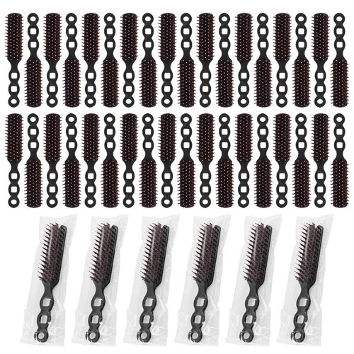 Bulk Hair Brushes for Homeless Individually Wrapped, Hair Brush Bulk, Hair Brush for Curly Hair Suitable for Homeless,Shelter,Air Bnb/Hotel(50 PCS)