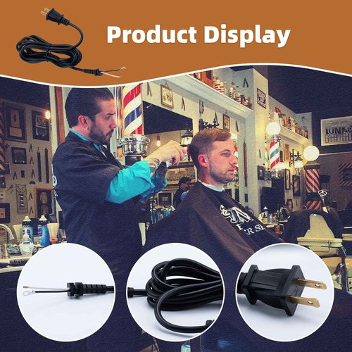 04624 Trimmer Cord Replacement for Andis T-Outliner Clippers Hair Trimmer (2 Wire)