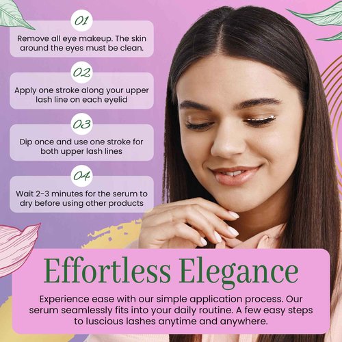Eman Beauty Eyelash Growth Serum All-Natural Lash Enhancer Helps You Achieve Longer Thicker & Fuller Eyelashes It Boosts Growth For Stronger Healthier Lashes New Beauty Essential (3ml)