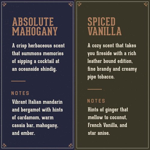 18.21 Man Made Absolute Mahogany & Spiced Vanilla Beard, Hair & Skin Oil 2-Set Bundle, All Hair & Skin Types for Men, Strengthens and Moisturizes in a Manly Aroma