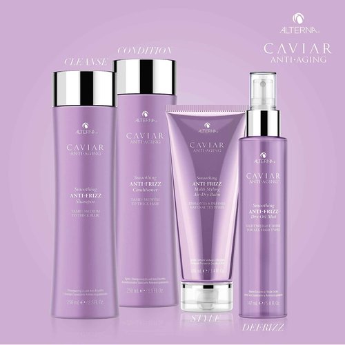 Alterna Caviar Anti-Aging Smoothing Anti-Frizz Multi-Styling Air Dry Balm, 3.4 Fl Oz | Controls Frizz With Light Hold | Adds Natural Shine | Sulfate Free