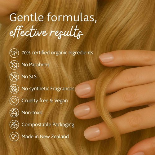 Slo | Natural Dry Shampoo Powder For Dark Hair - All Natural Ingredients, Vegan & Cruelty Free, Talc-Free Blend, Paper Packaging | Light Hair Lavender + Ylang Ylang | 2 Pack (2 x 1.23oz/35g)
