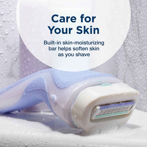 Schick Intuition Pure Nourishment Razors for Women Bundle with 6 Count Refills, 1 Razor & 2 Cartridges