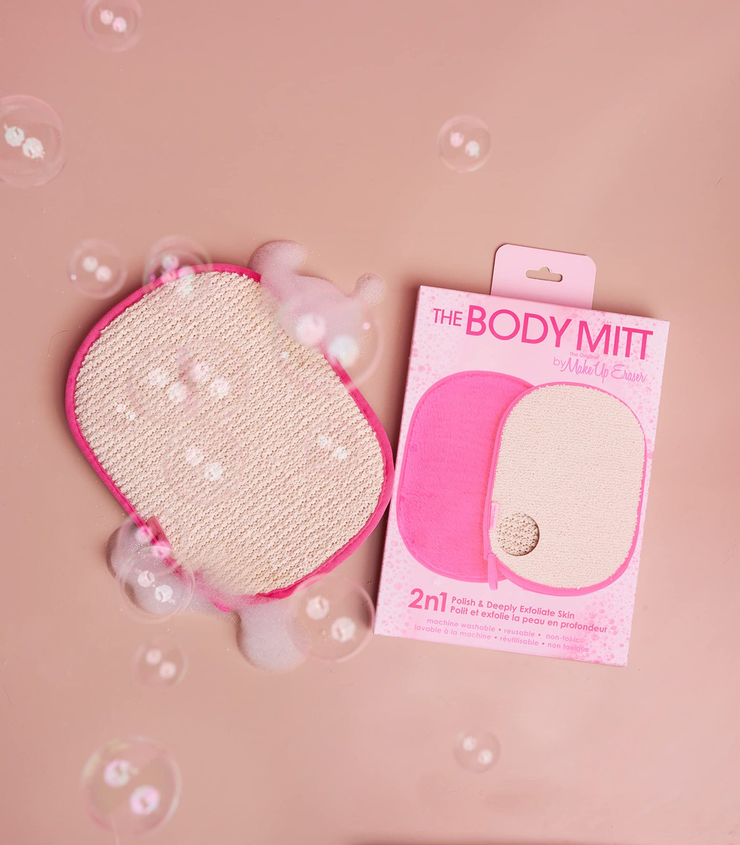 The Body MITT Exfoliating Glove by The Original MakeUp Eraser - Exfoliating Body Scrubber Mitt, Reusable Exfoliating Body Mitt For Skin Care