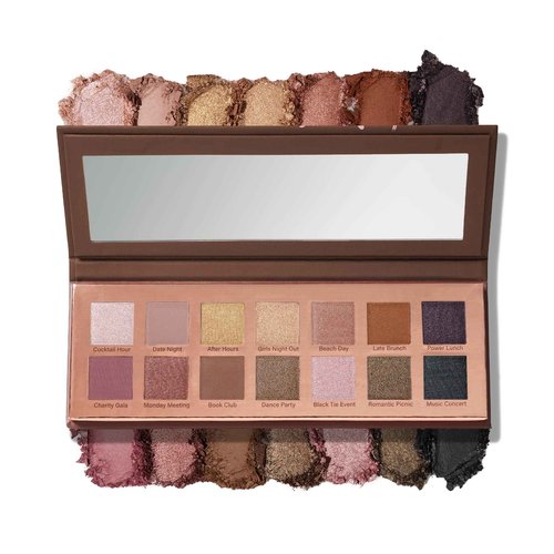 Mally Beauty Best Dressed Lids Eyeshadow Palette - Neutrals & Bolds - 14 Matte & Shimmer Eyeshadows