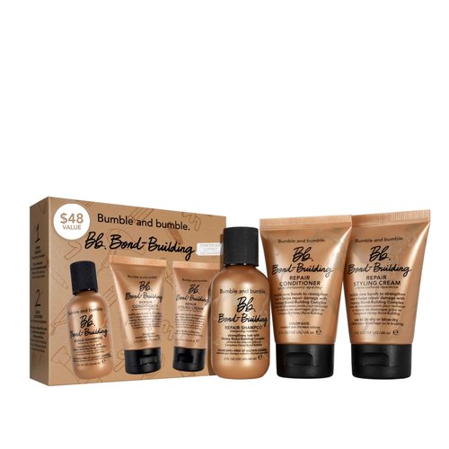 Bumble and bumble. Bond-Building Hair Repair Starter Travel Size Gift Set | For Damaged Hair | Color Safe | Curly, Wavy, Straight | Includes 3 Pieces | Color Safe | Perfect for Gifting