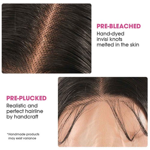 goodear 13x6 Lace Front Wig Long Brown Highlight Wavy Wig for Women 24 Inch Middle Part Curly Wavy Wig Natural Looking Synthetic Heat Resistant Fiber Wig for Daily Party Use