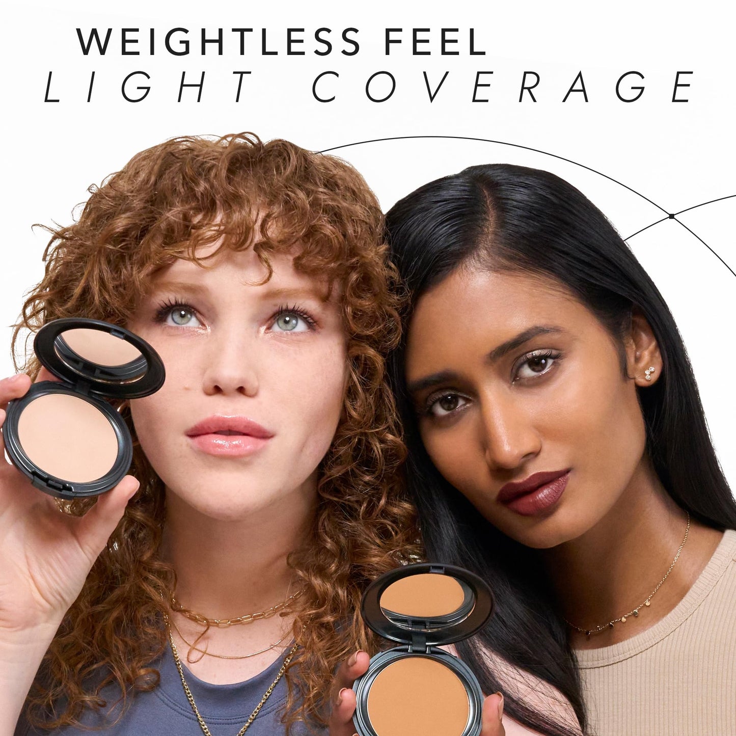 COVER FX Pressed Mineral Foundation - Shade M3 - Weightless Powder Foundation - Buildable Light to Full Coverage - Matte Finish - All Skin Types