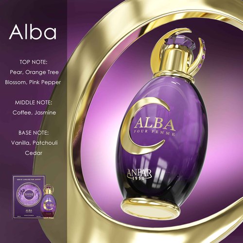Anfar Alba for Women - 3.4 oz Extrait De Parfum Spray