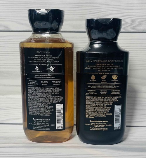 Bath & Body Works Into The Night Lotion and Body Gel Wash 2 Piece Set