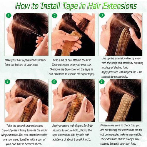 Deep Wave Tape in Hair Extensions Human Hair, 18 Inch Black Hair Extensions Real Remy Human Hair Curly Tape ins for Black Women,20pcs Double Sided Invisible Tape Hair Extension 50g/pack