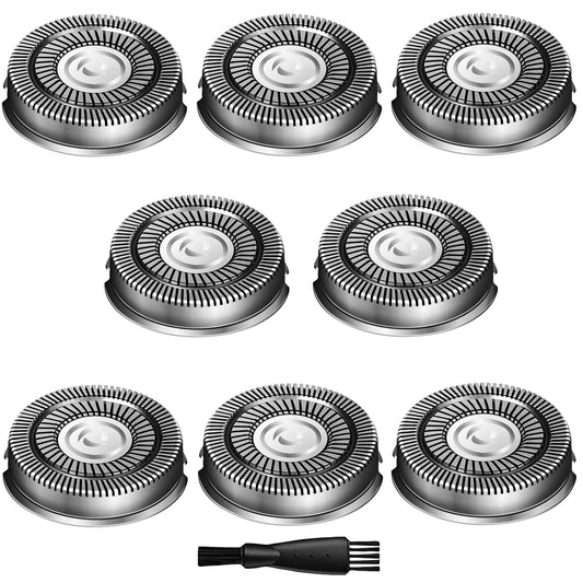 Shaver Replacement Blades for Pitbull Skull Shaver Replacement Blades,Compatible with Skull Carver Pitbull Gold PRO/Platinum PRO/Silver PRO Pitbull Gold Replacement Blades 4 Head,with Brush,8 Pcs.…