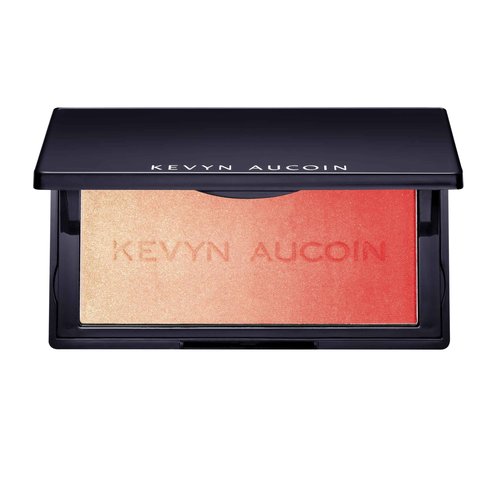 Kevyn Aucoin The Neo-Blush - Gradient Trio Richly-Pigmented, Lightweight Powder Cheek Blush & Highlighter Makeup Palette with Pearl, Satin, and Matte Finishes, Sunset, 6.8 g