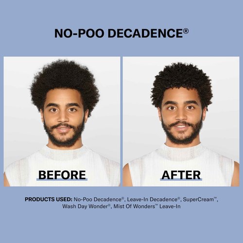 DevaCurl No-Poo Decadence Non-Lathering Cleanser for Ultra-Rich Moisture, Green Oasis, 12 fl. oz