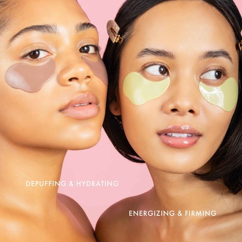 ESW Beauty Under Eye Patches Variety Set (10-Pack) – Soothing & Nourishing – Includes Strawberry Matcha & Iced Chai Latte – For Hydrating Dark Circles Under Eyes