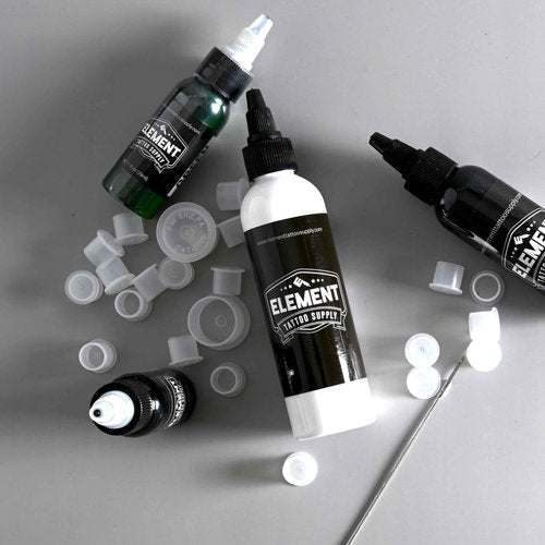 Element Tattoo Supply White Tattoo Ink 4oz Bottle Solid Permanent for Human Skin