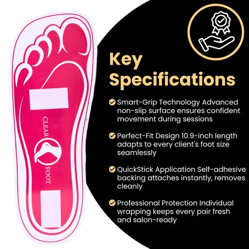 60Pairs(120Feets) Disposable Stick Spray Tanning Feet Pads Perfect for preventing spray tan solution,Deluxe & Hygienic Spray Tan Feet Pads-Ideal for Salons and Spas or Home,Easy to Apply