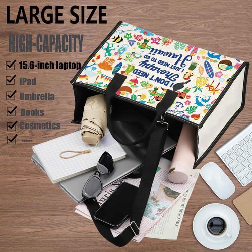 WZMPA Hawaii Vacation Travel Bag - Hawaiian Gifts I Don't Need Therapy I Just Need To Go Makeup Zipper Pouch Bag Trip Merchandise