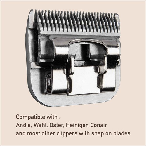 FURZONE Detachable Blade - Size 15 Blade 3/64", Made of Extra Durable Japanese Steel, Compatible with Most Andis, Oster, Wahl A5 Clippers