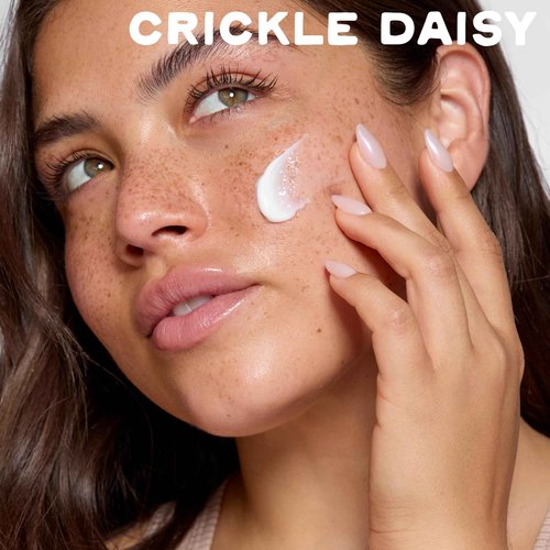 Crickle Daisy Hydrating Face Cream - Soothing & Nourishing Moisturizer with Hyaluronic Acid, Niacinamide & Willow Bark Extract. Suitable for Sensitive Skin. Fragrance Free. Made in the USA, 1.7 oz