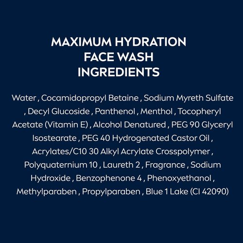 NIVEA MEN Maximum Hydration Moisturizing Face Wash (5 Fl Oz) + Maximum Hydration Deep Cleaning Face Scrub (3 x 4.4 Oz), Skin Care Set for Men with Aloe Vera