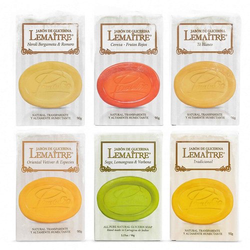 LEMAITRE Glycerin Soap - Vegan Transparent Bar, Gentle Cleanse, Vegan Bar, Cruelty-Free, Fragrances & Skin care for Women, Men