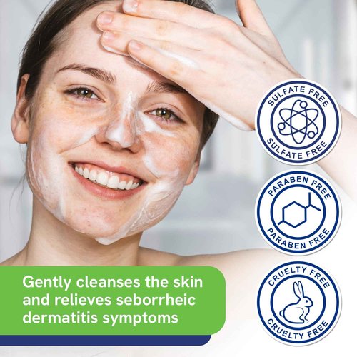 Seborrheic & Atopic Dermatitis Gentle Face Wash with Manuka Honey - Natural & Organic Face Cleanser & Body Wash For Sensitive Skin - Hypoallergenic, Paraben Free & Sulfate Free Acne Face Wash (8oz)
