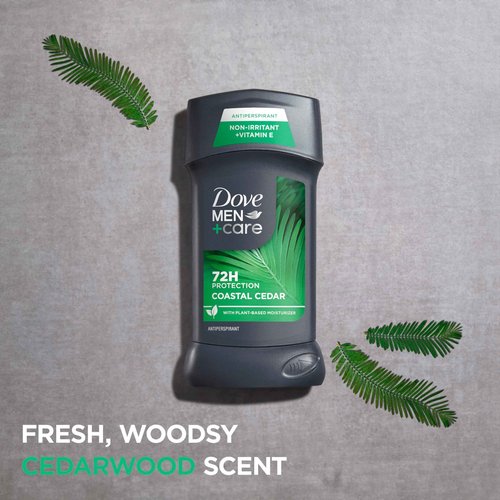 DOVE MEN + CARE Antiperpirant 3 Pack Coastal Cedar Deodorant for Men 2.7oz