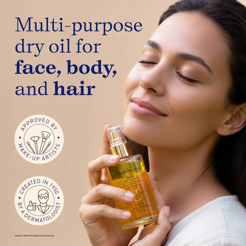 Embryolisse Beauty Oil, Hydrates, Protects and Beautifies Face, Body and Hair. Lightweight, Non Greasy Body Oil for All Skin Types, 3.38 Fl Oz