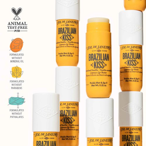 Sol de Janeiro Brazilian Touch Hand Cream + Brazilian Kiss Cupuacu Lip Butter Travel Size Duo, Amazon Exclusive