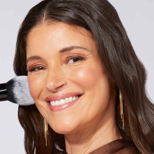 LAURA GELLER NEW YORK Baked Bronze-n-Brighten Bronzer Powder - Medium and Classic Bronzer Makeup Brush - Vegan Bristles