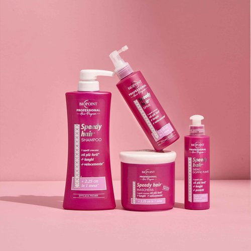 BIOPOINT Shampoo Speedy Hair 13.5 Fl Oz, Made in Italy [italian import]