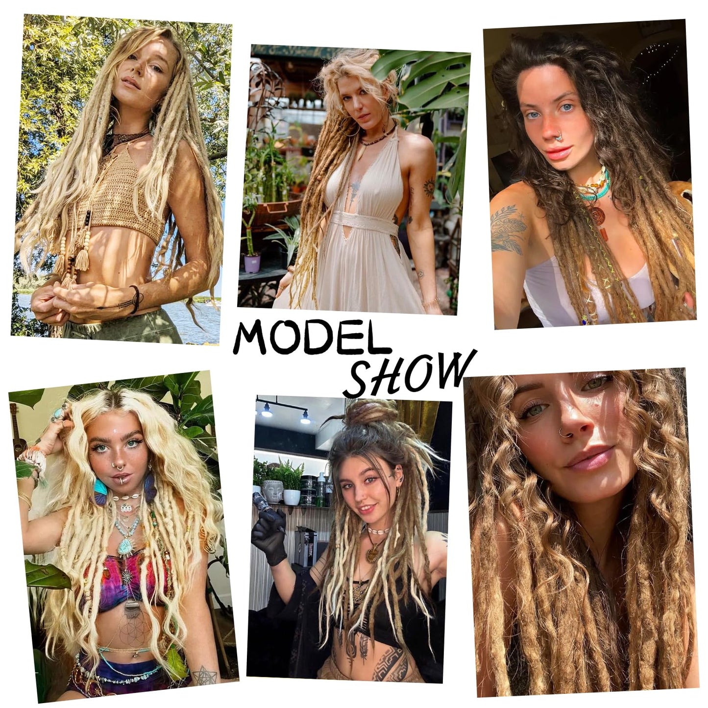 Long Dreadlock Extenisons 36 Inch 10 Strands 100% Handmade Synthetic Dreadlocks Ombre Reggae Loc Extensions Crochet Braid in Dreadlock Extensions Dreads Extensions for Women/Men(MT1B/27)