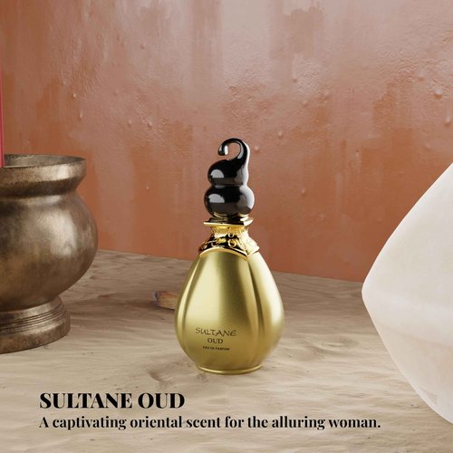 Jeanne Arthes - SULTANE OUD Eau de Parfum - Spray perfume for women - Oriental Scent - Notes of Rose, Saffron, Geranium - Made in France - 3.38 Fl.oz