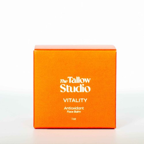The Tallow Studio - Antioxidant Tallow Face Balm - 100% Grass Fed & Organic | Handmade in Small Batches (1oz)