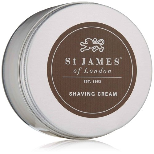 St James of London Sandalwood & Bergamot Shave Cream Jar, 5.07 oz