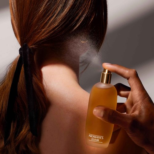 Clinique Aromatics Elixir Eau de Parfum Spray | Notes of Bulgarian Rose, Ylang Ylang, Patchouli, Jasmine + Vetiver | Perfumes for Women, 0.34 Fl Oz