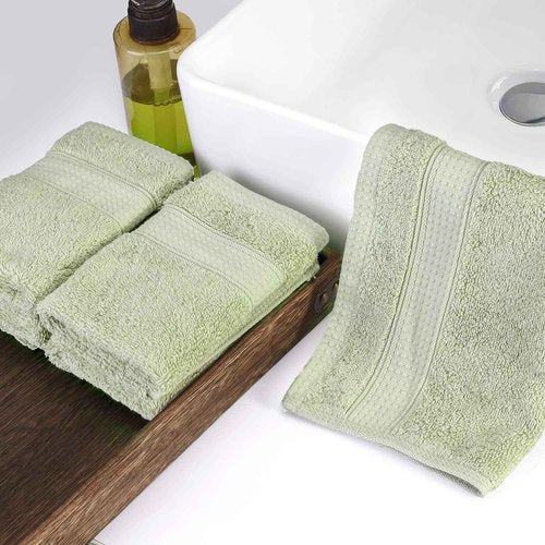 Chiicol Wash Clothes for Bathroom - Cotton Face Towels Washcloths Bulk for Men or Women, 12 Pack Ultra Soft Bath Towels Set, Absorbent Hotel-Spa-Kitchen Multi-Purpose Face Cloth, Bath Wash Rags