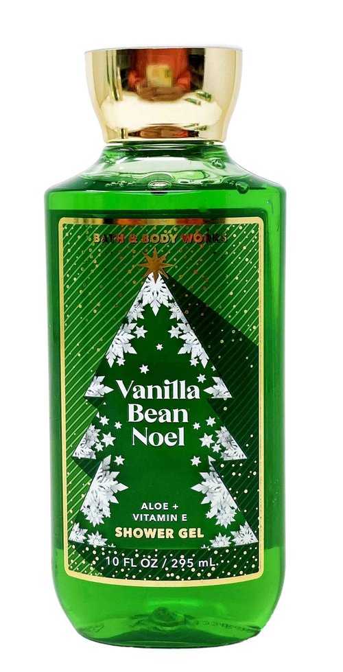 Bath and Body Works Vanilla Bean Noel Shower Gel, Body Lotion, Fine Fragrance Mist Daily Trio Gift Set 2018