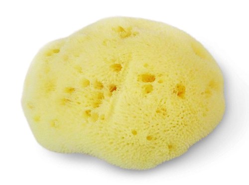 Premium Natural FINA Silk Sponges - 2pc, 4"- 4.5" Luxury Soft on Skin fine pored sea Sponge from The Mediterranean, Perfect for Make up, Facial Cleansing & Bathing
