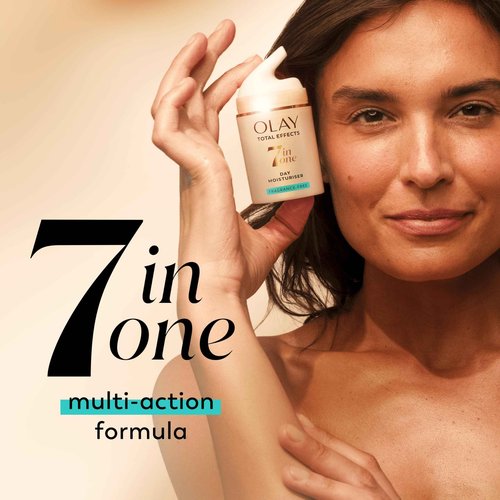 Olay Total Effects 7 in 1 Anti-Ageing Fragrance Free Day Moisturizer for Women, 1.7 Ounce
