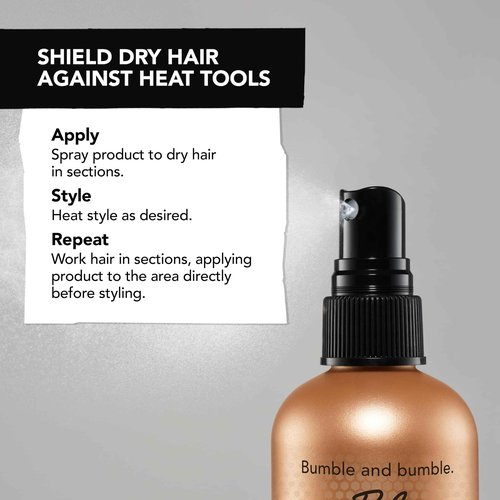 Bumble and bumble. Heat Shield Thermal Protection Hair Mist | Frizz Control, Damage Repair, Heat Protection Spray, Color Safe | Curly, Wavy, Straight, 4.2 Fl Oz