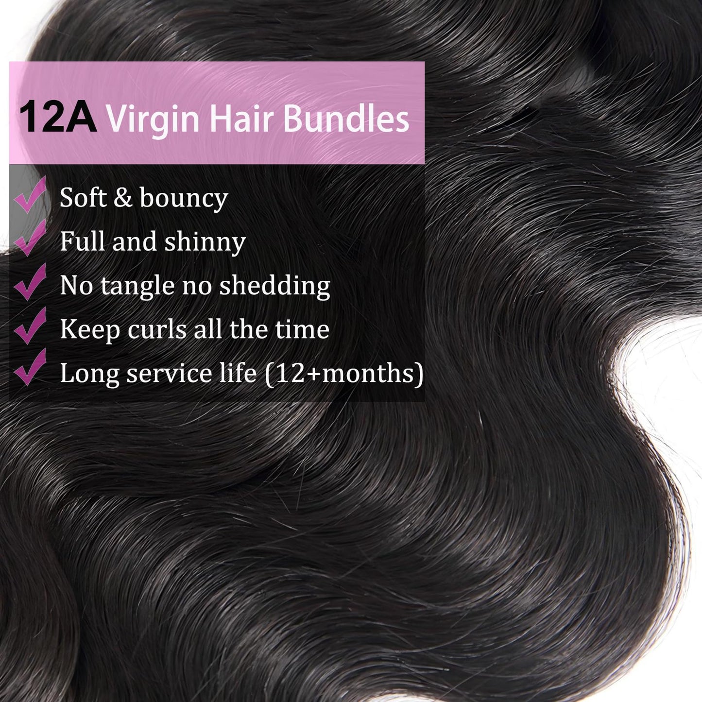 40 Inch Long Bundle Body Wave Bundle Human Hair Body Wave 1 Bundle 12A Virgin Hair Bundles Body Wave Single Bundle Natural Color Hair Extension